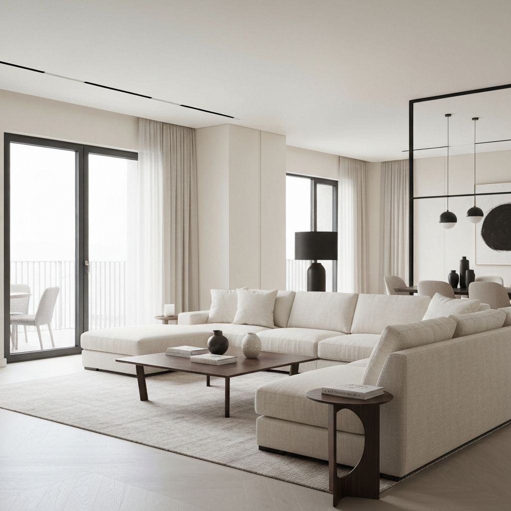 The Greenwich Residence - Modern Living Room